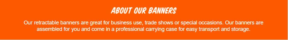 Retractable Banners Pop Up Banners Cheap Banners Custom